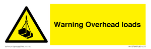 Warning Overhead loads